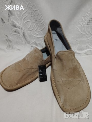 VAGABOND ЕСТЕСТВЕНА КОЖА дамски кларкове, цвят капучино, снимка 2 - Дамски елегантни обувки - 40444362