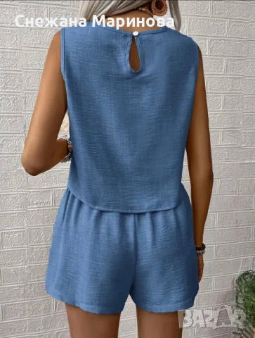 Комплект потник с къси панталонки, снимка 2 - Комплекти - 51299739