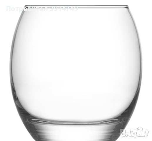 Комплект 6 стъклени чаши за уиски Lav Empire, 405 мл *Нов*