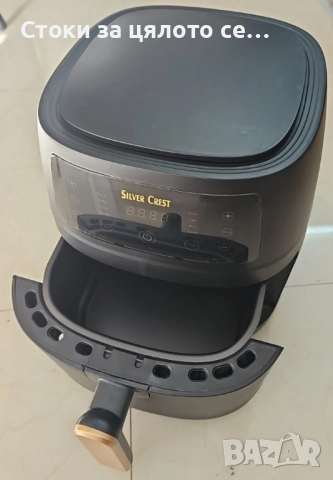 Еър фрайър Silver Crest 2400W 8л, снимка 2 - Фритюрници - 52402308