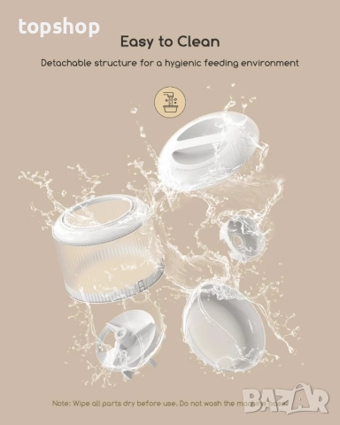 ЧИСТО НОВА Автоматична хранилка за животни Faroro с камера, 3MP HD видео с нощно виждане, 5G WiFi..., снимка 4 - За птици - 51598006