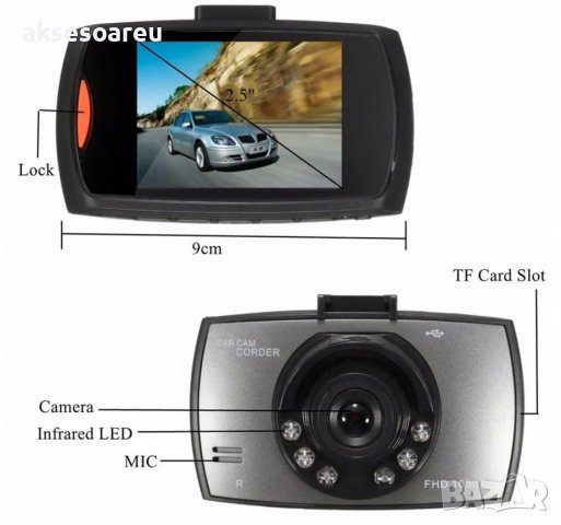 Автомобилна камера видео регистратор за стъкло на кола 1080p Full HD DVR Рекордер Автоматичен изглед, снимка 17 - Аксесоари и консумативи - 37654237