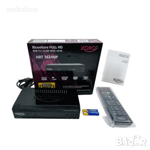 Декодер Приемник за ефирна цифрова телевизия, DVB-T/T2, снимка 1 - Приемници и антени - 43180718
