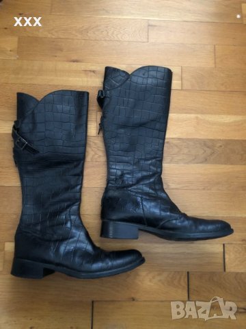 Дамски кожени ботуши, снимка 4 - Дамски ботуши - 39592332