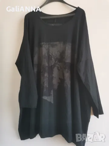СТРАХОТНА ТУНИКА ЕФЕКТЕН ДЕСЕН 4XL-6XL, снимка 3 - Туники - 50132423