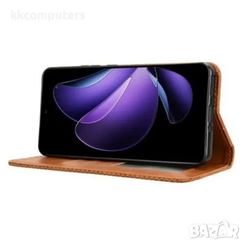 Oppo Reno13 5G Retro Texture Wallet Калъф и Протектор, снимка 7 - Калъфи, кейсове - 49894706