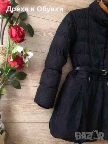 Черно зимно яке , снимка 6 - Якета - 52466597