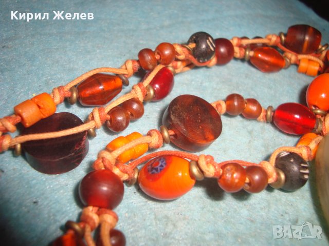 СКЪПОЦЕННО КОЛИЕ АРТ МЕДАЛЬОН ХЕНД-МЕЙД ИЗРАБОТКА от ЕСТЕСТВЕНИ КАМЪНИ и МАТЕРИАЛИ и МУРАНО 27095, снимка 16 - Колиета, медальони, синджири - 35078911