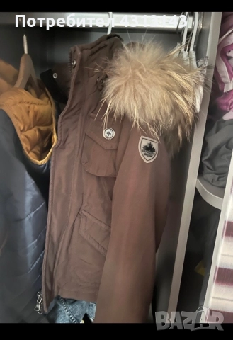 Детско яке Canadian с естествен пух, снимка 3 - Детски якета и елеци - 51995494