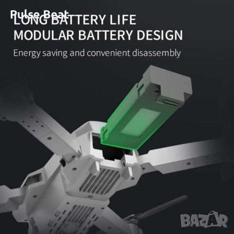 Дрон, 4k HD двойна камера, снимка 3 - Дронове и аксесоари - 52405428