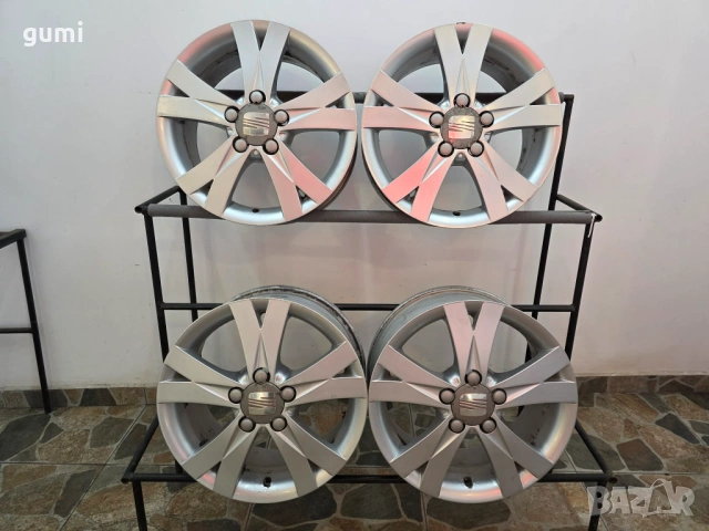 4бр 16ски джанти за SEAT 5х112мм A161237 , снимка 5 - Гуми и джанти - 53409922