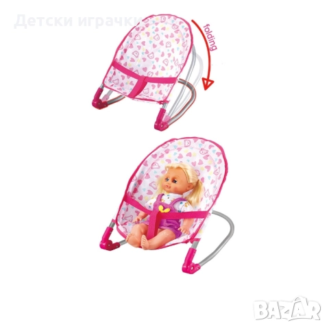 Столче за хранене на кукли, снимка 2 - Кукли - 52667889