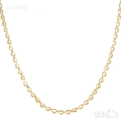 Златен синджир 2,92гр. 53см. 14кр. проба:585 модел:3556-2, снимка 2 - Колиета, медальони, синджири - 48010586