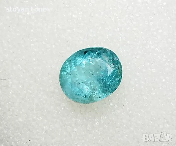 Пленяващ турмалин с цвят Параиба - 1.68кт. НОВ! Сертификат!, снимка 12 - Колиета, медальони, синджири - 43973691