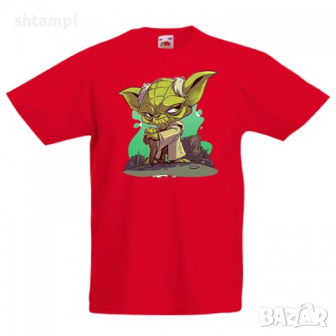 Детска тениска Star Wars Yoda 2 Star Wars,Игра,Изненада,Подарък,, снимка 9 - Детски Блузи и туники - 36667887