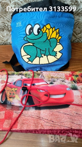 Раница /мешка/ за момче за училище, спорт, разходка на Cars Mc Queens; Малка детска раничка 