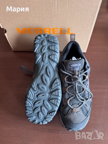 нови мъжки спортни обувки Merrell, за планина, размер 44 цвят гранит , снимка 4 - Маратонки - 51995565
