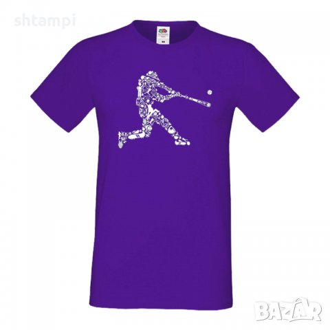 Мъжка тениска Бейзболен играч Baseball Player,спорт,Изненада,Подарък,Празник , снимка 13 - Тениски - 36812732