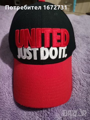 Оригинална шапка Nike Manchester United! , снимка 1 - Шапки - 32648340
