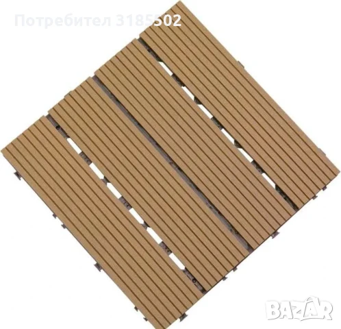 Уникално красив сглобен декинг под - 1бр, снимка 10 - Декорация за дома - 50852264