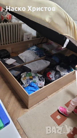 Спалня с матрак с повдигащ механизъм 160/200, снимка 7 - Спални и легла - 53110764