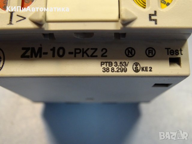 моторна защита KLOCKNER MOELLER ZM-10-PKZ2 Motor Protection Trip Block, снимка 6 - Резервни части за машини - 37515199