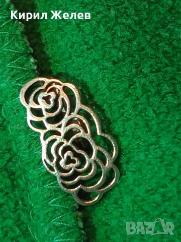 ВЕЛИКОЛЕПНА ФЛОРАЛНА СРЕБЪРНА ОБЕЦА СРЕБРО 925 АНГЛИЯ АЖУРНА РЪЧНА МАЙСТОРСКА АРТ ИЗРАБОТКА 39948, снимка 2 - Обеци - 42481804