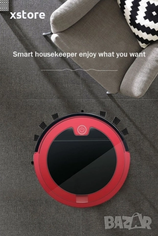 Прахосмукачка робот за сухо и мокро почистване с дистанционно управление - ROBOT7, снимка 17 - Прахосмукачки - 52795887