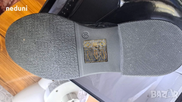 Дамски боти - еко кожа / лак, снимка 4 - Дамски боти - 52307917