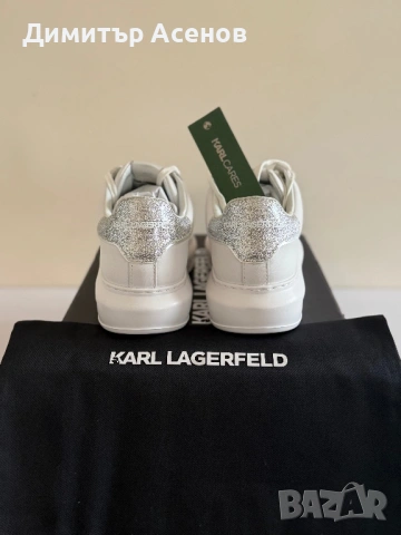 ЧИСТО НОВИ Karl Lagerfeld Kapri Maison | Естествена кожа | 39, снимка 2 - Кецове - 53486693