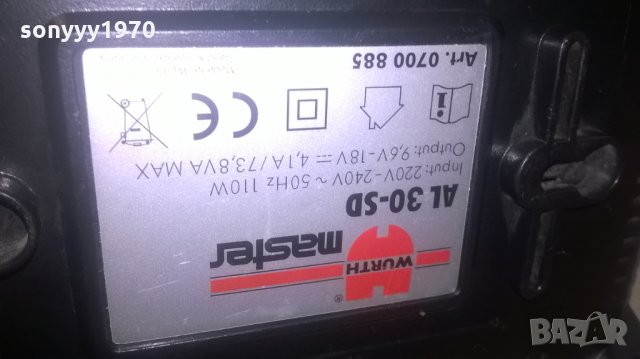 wurth master charger+wurth battery pack-внос швеицария, снимка 10 - Винтоверти - 26413843