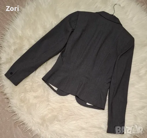 ЕЛЕГАНТНО и СТИЛНО вталено сако в два цвята - бежов и графит, снимка 10 - Сака - 48910667