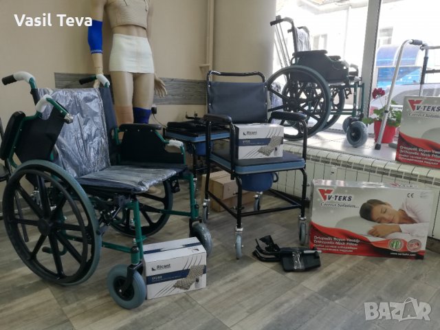 Инвалидна количка стол за тоалет, снимка 3 - Инвалидни колички - 33023682