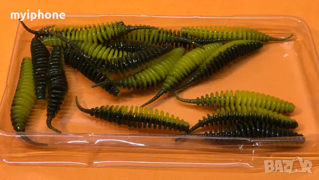 20 броя Изкуствена силиконови ларви примамка 49мм. , снимка 4 - Стръв и захранки - 48967919