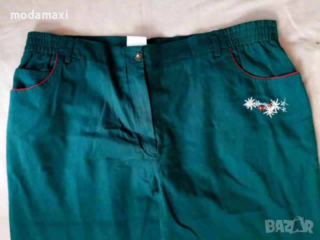 4XL/5XL Нов зелен панталон , снимка 2 - Панталони - 52684497