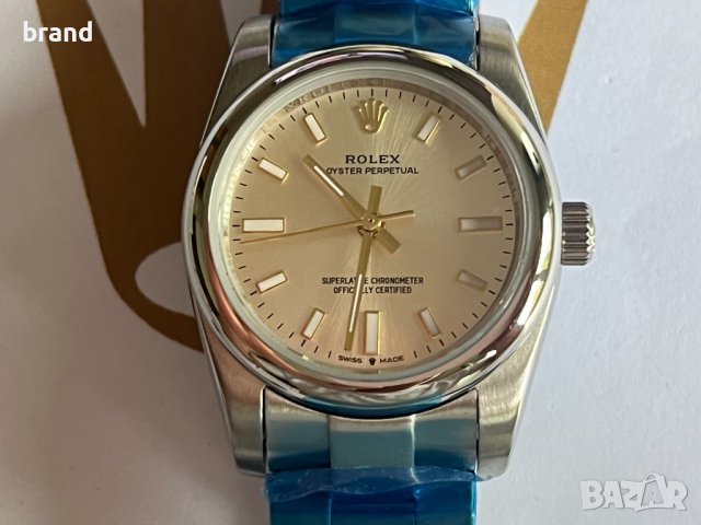 Дамски часовник ROLEX OYSTER PERPETUAL 31mm механичен клас 5А+, снимка 3 - Дамски - 34504795