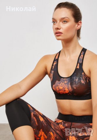 Adidas Women's Training Floral Sports Bra, снимка 8 - Корсети, бюстиета, топове - 32633873