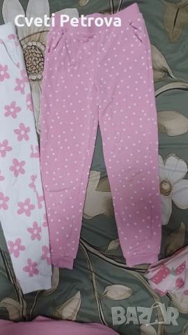 лот от детски ватирани долнища за момиче 134см , снимка 6 - Детски клинове - 51976176