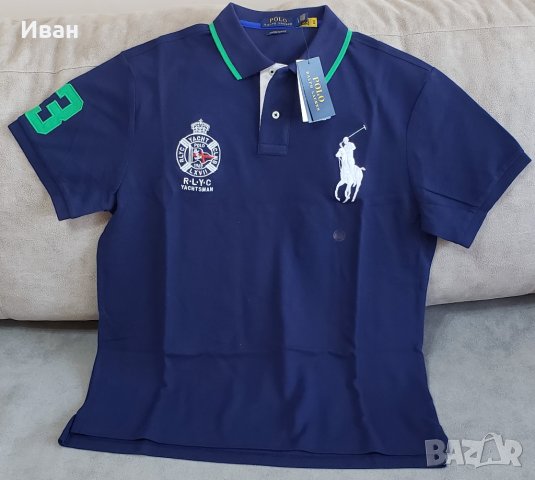 Нова оригинална фланелка Polo Ralph Lauren - размер M, снимка 5 - Тениски - 43892876