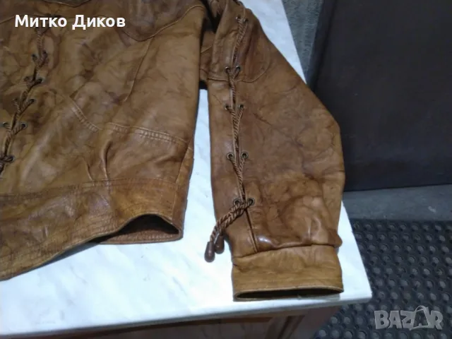 Salem CUIR VÉRITABLE  женско яке винтидж марково рокерско  естествена кожа размер №42, снимка 16 - Якета - 48428105