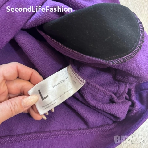 Дамски спортен полар Skag Sportwear лилаво размер L, снимка 6 - Суичъри - 53175121