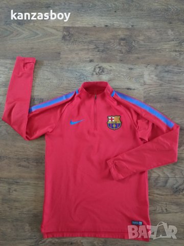 Nike Dry FC Barcelona - страхотна мъжка блуза С, снимка 6 - Спортни дрехи, екипи - 43854574