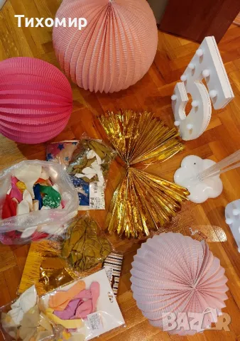 Светещи цифри, стойка за балони, украса ,балони , снимка 3 - Други стоки за дома - 49414257