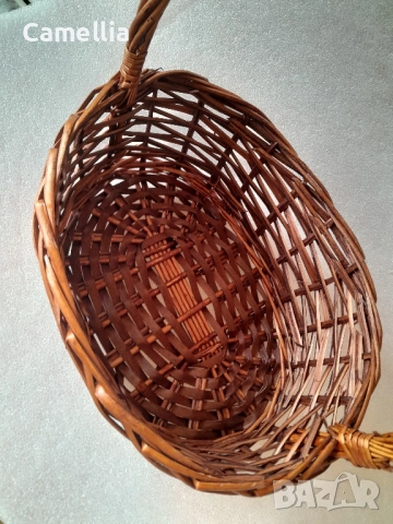 Плетена кошница , снимка 2 - Декорация за дома - 52944835