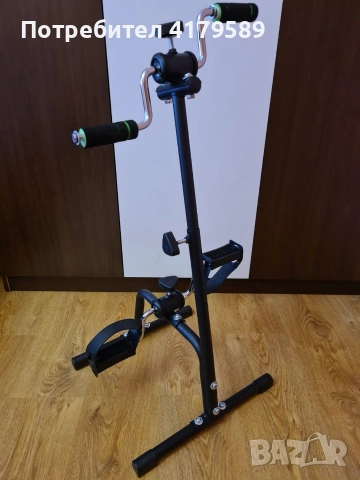 Мини велоергометър за раздвижване на краката и ръцете, снимка 2 - Фитнес уреди - 53260435