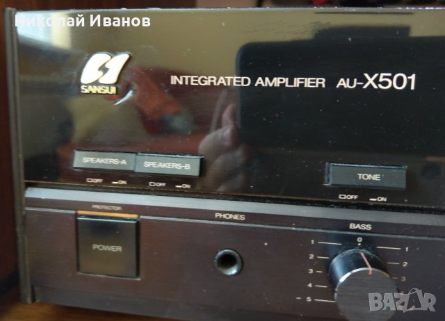 Усилвател Sansui AU-X501, снимка 6 - Ресийвъри, усилватели, смесителни пултове - 43806304