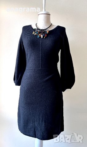 Talbots черна малка секси рокля плетиво 100% мерино , снимка 2 - Рокли - 43887293
