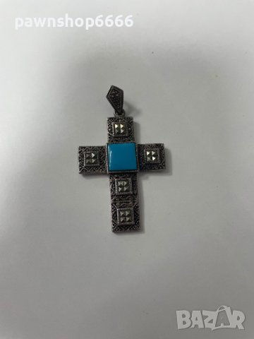 Сребърен кръст 925, снимка 7 - Колиета, медальони, синджири - 43653423