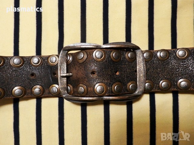 кожен колан с капси, снимка 7 - Колани - 38921152