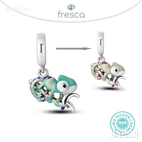 -15% OFF! Колекция Талисмани Fresca Морска серия по модел тип Пандора с печати S 925 Pandora , снимка 7 - Гривни - 50387271